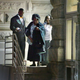 Judy Scott, mother of Walter Scott, precedes other family members out of the Federal Courthouse in Charleston, S.C., on Monday after the first day in the sentencing of Michael Slager, the former North Charleston police officer who fatally shot the fleeing black man in April 2015. (Wade Spees/Post and Courier)
